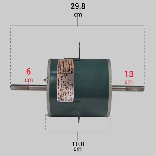 موتور فن کولر گازی مدل YSK140-150-6A17 کد 1/5HP مناسب برای انواع کولر گازی 102059443