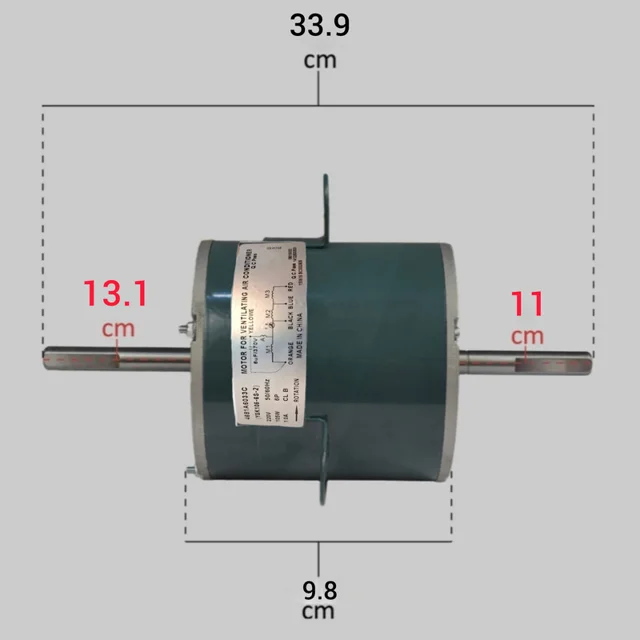 موتور فن کولرگازی مدل YSK-105-6S-2 مناسب برای انواع کولرگازی 102059575