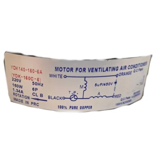 موتور فن کولرگازی مدل YDK120-75-6A مناسب برای انواع کولرگازی 102059753