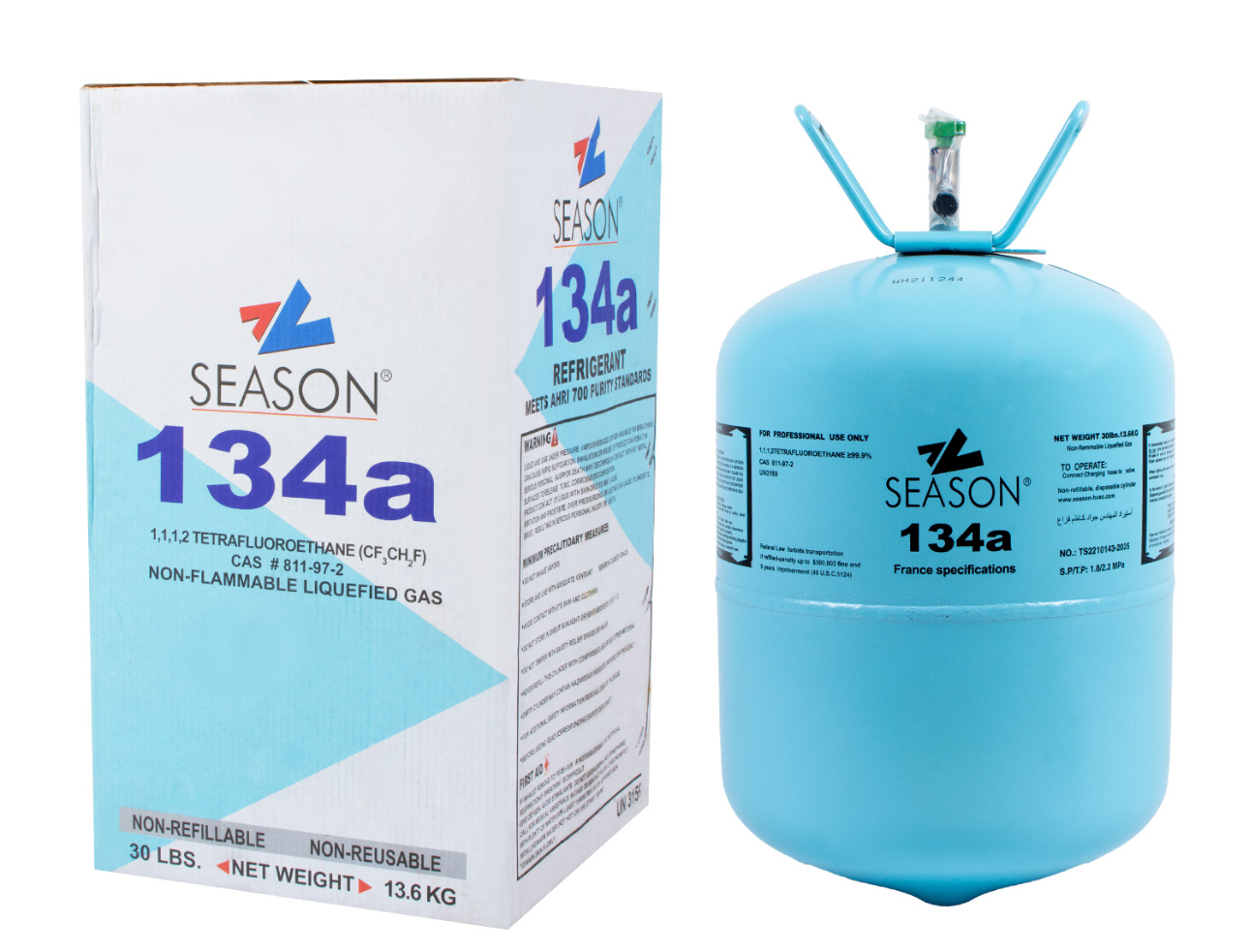 گاز R134 سیزده کیلویی